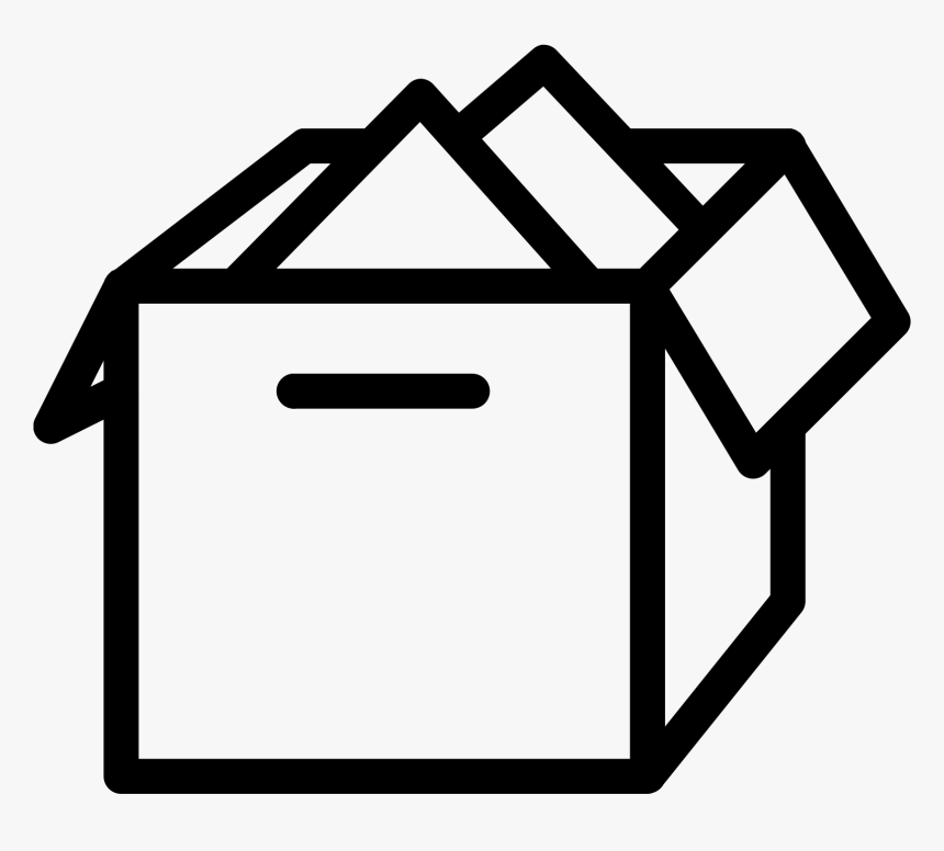 Package Vector Open Box - Filled Box Icon, HD Png Download, Free Download