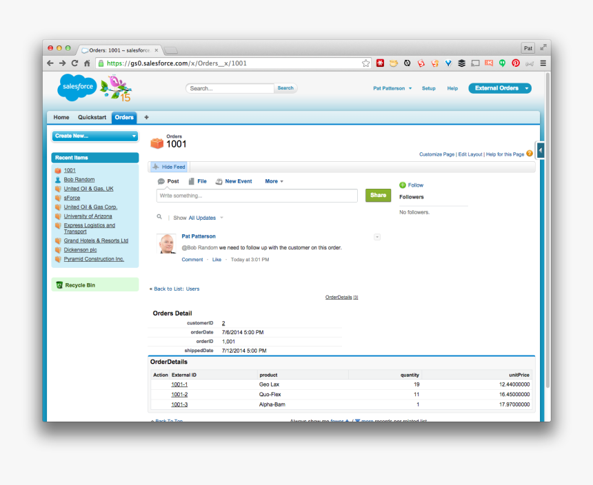 Order En Salesforce Lightning, HD Png Download, Free Download