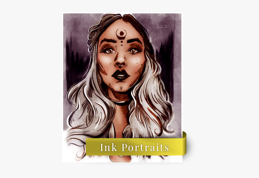 Ti Drawing Portrait - Drawing, HD Png Download, Free Download