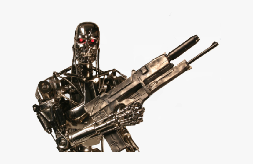 Terminator Robot With Gun, HD Png Download, Free Download