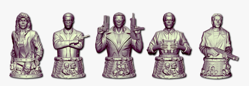 Heroes Chess Tokens3 - Bust, HD Png Download, Free Download