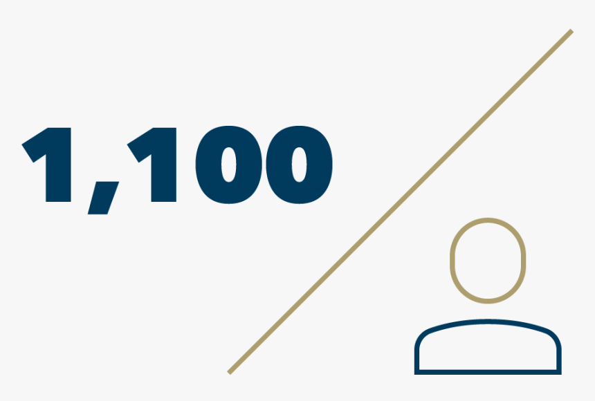 1 100 Individual Donors Followed By A Diagonal- - Graphic Design, HD Png Download, Free Download