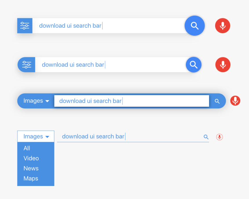 Ui Design For Sketch - Search Bar Ui Design, HD Png Download, Free Download