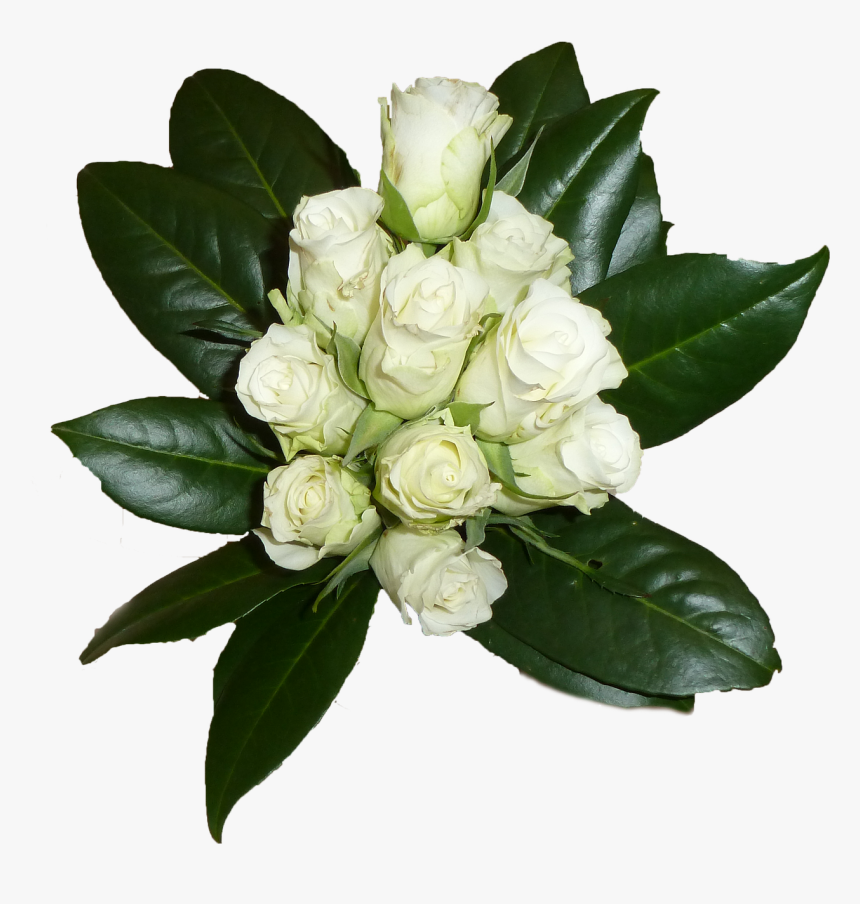 Flower Bouquet White Roses Free Picture - ดอก กุหลาบ สี ขาว Png, Transparent Png, Free Download