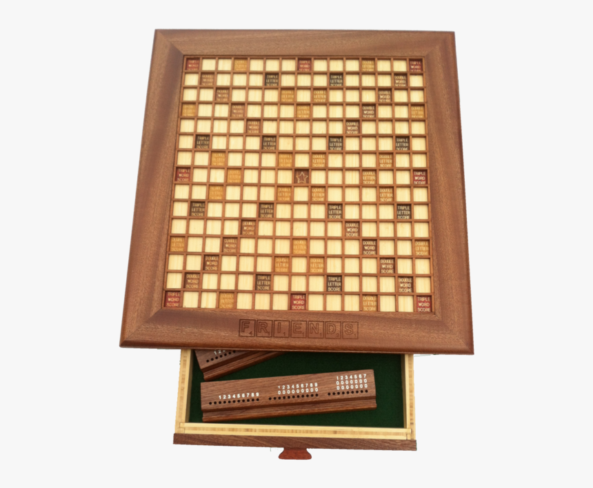 Luxury Wooden Scrabble Board, HD Png Download, Free Download