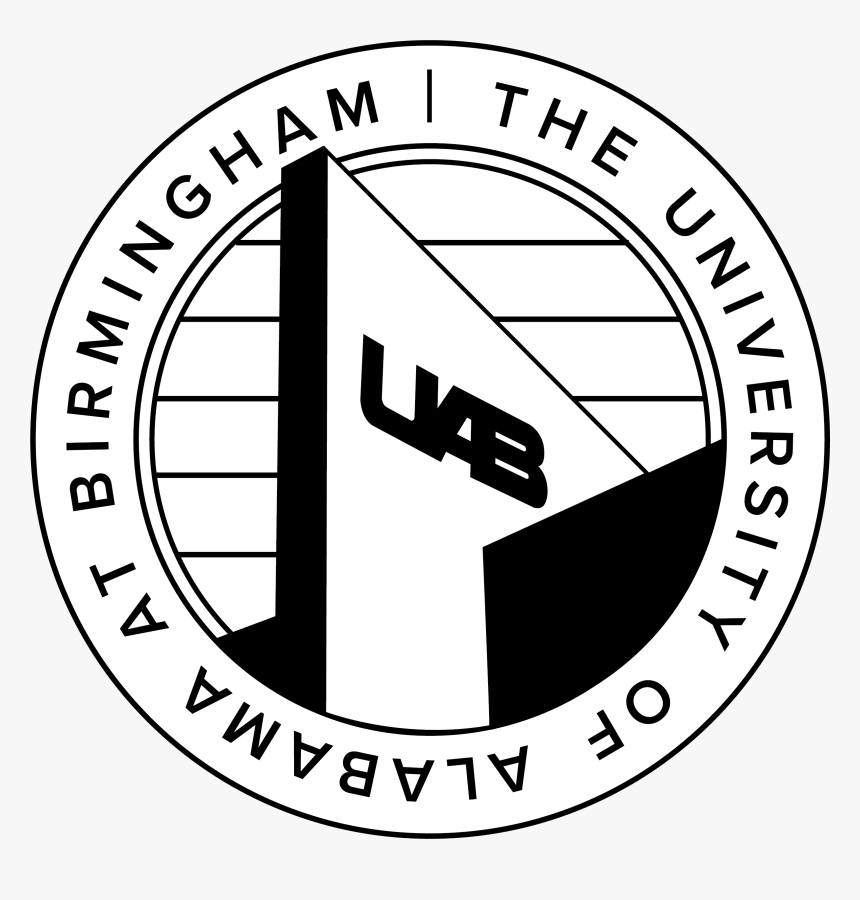 Black And White Uab Logo Png, Transparent Png, Free Download