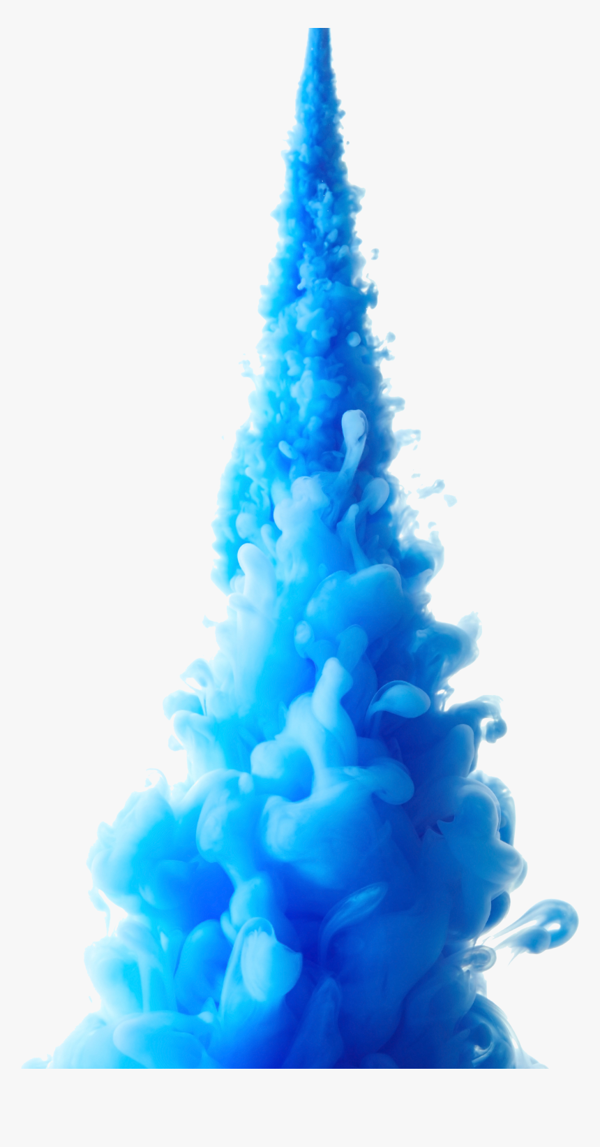 Blue Watercolor Water-color Painting Ink Png Image - Blue Smoke Transparent Background, Png Download, Free Download