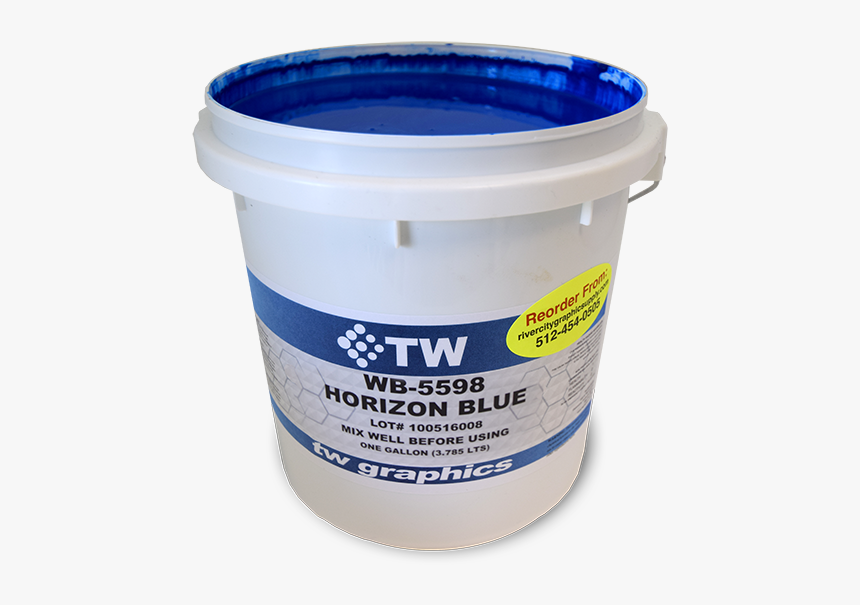 Tw 5598 Flat Horizon Blue Water Based Poster Ink - Plastic, HD Png Download, Free Download