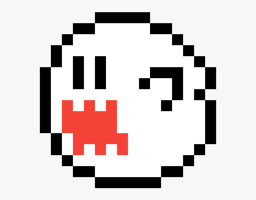 Super Mario Ghost 8 Bit - Super Mario Bros 3 Boo, HD Png Download, Free Download