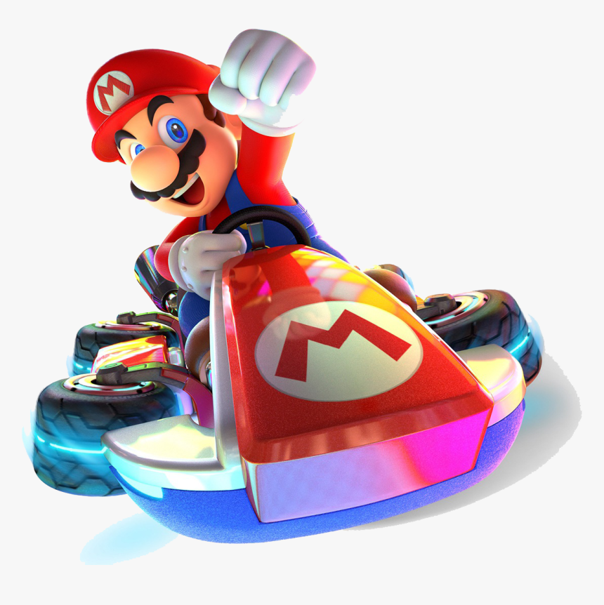 Mario Kart Racing Wiki - Mario Kart 8 Deluxe Mario, HD Png Download -...