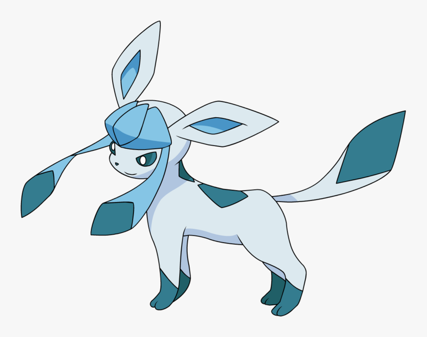 Collection Of Free Pokemon Transparent Glaceon Download - Pokemon Eevee Evolution Glaceon, HD Png Download, Free Download