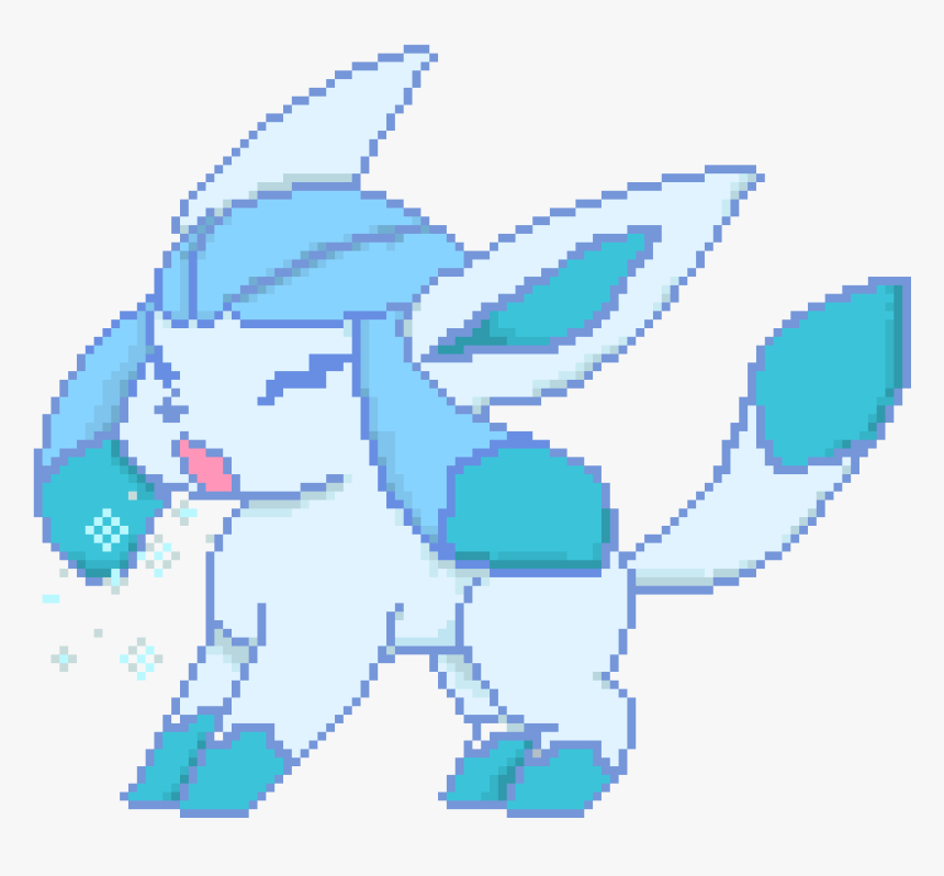 Pixel Glaceon Transparent - Glaceon Transparent, HD Png Download, Free Download