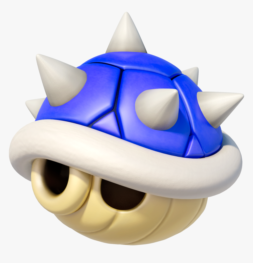 Spiny - Mario Kart Blue Shell Png, Transparent Png, Free Download