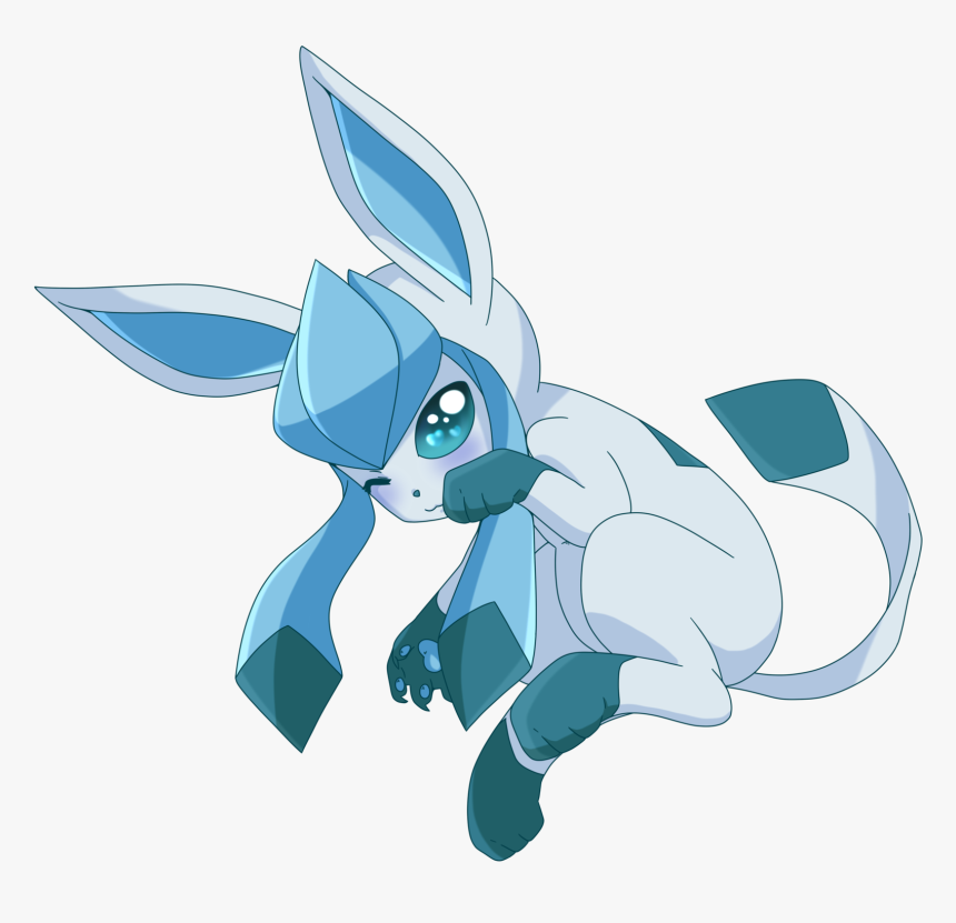 Pokemon Glaceon Cute Drawing, HD Png Download, Free Download