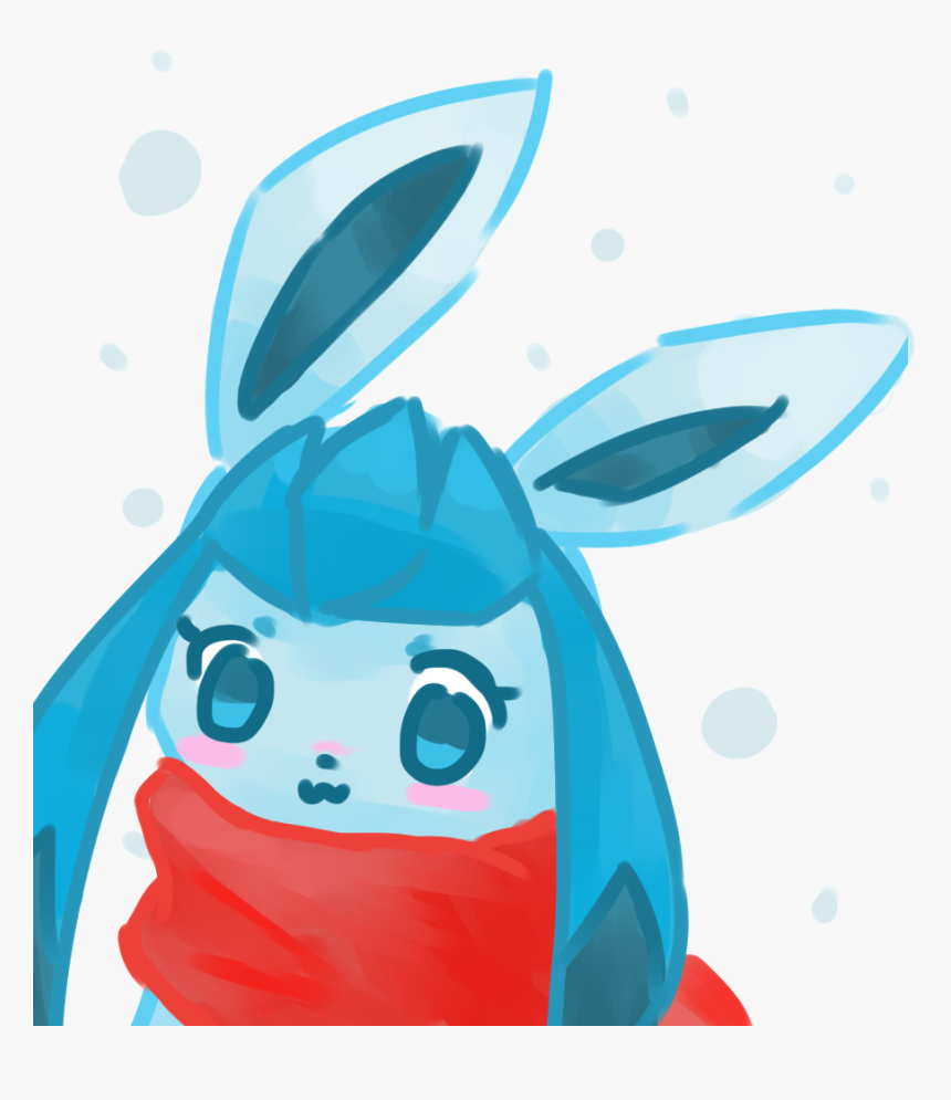 Fvsvsfdvsacavdvsdv - Glaceon With A Scarf, HD Png Download, Free Download