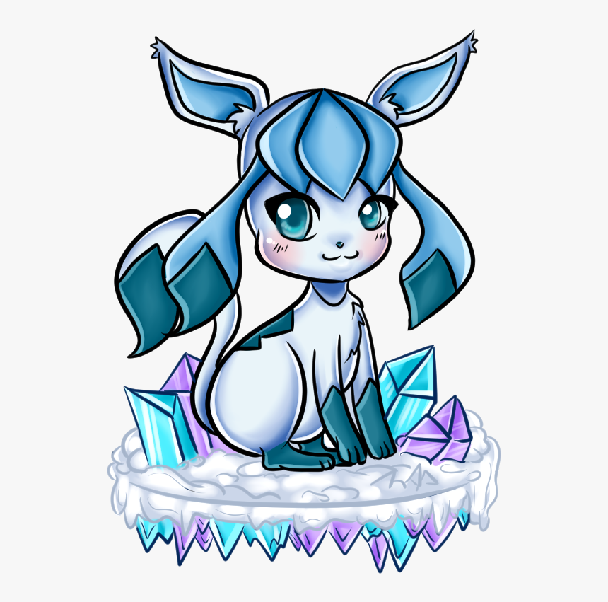 Cute Glaceon, HD Png Download, Free Download