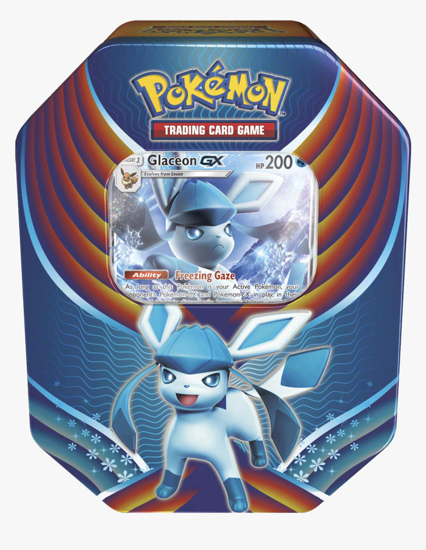 Transparent Glaceon Png - Pokemon Tcg Evolution Celebration Tin Glaceon, Png Download, Free Download