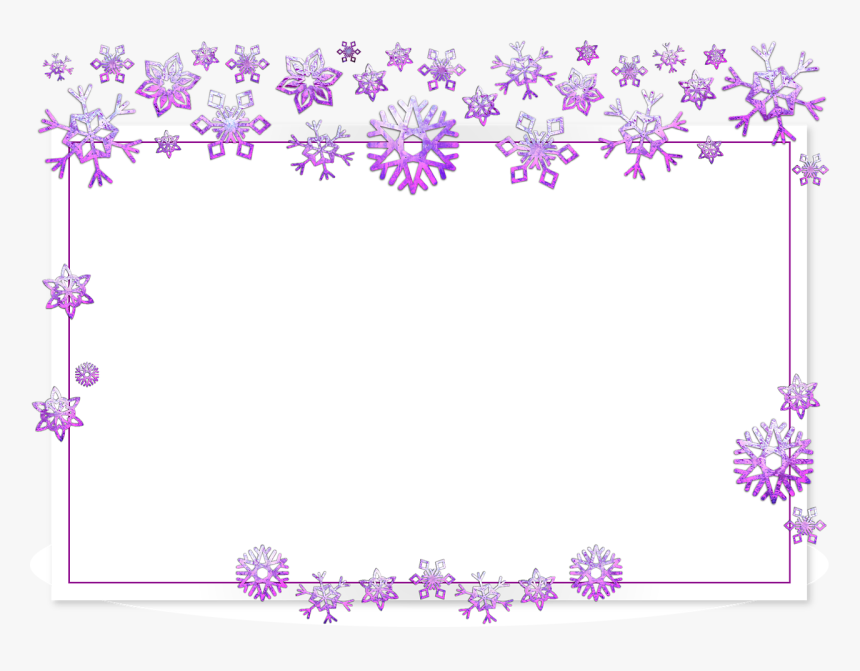 Frame, Border, Card, Xmas, Christmas, Snow, Flake, HD Png Download, Free Download