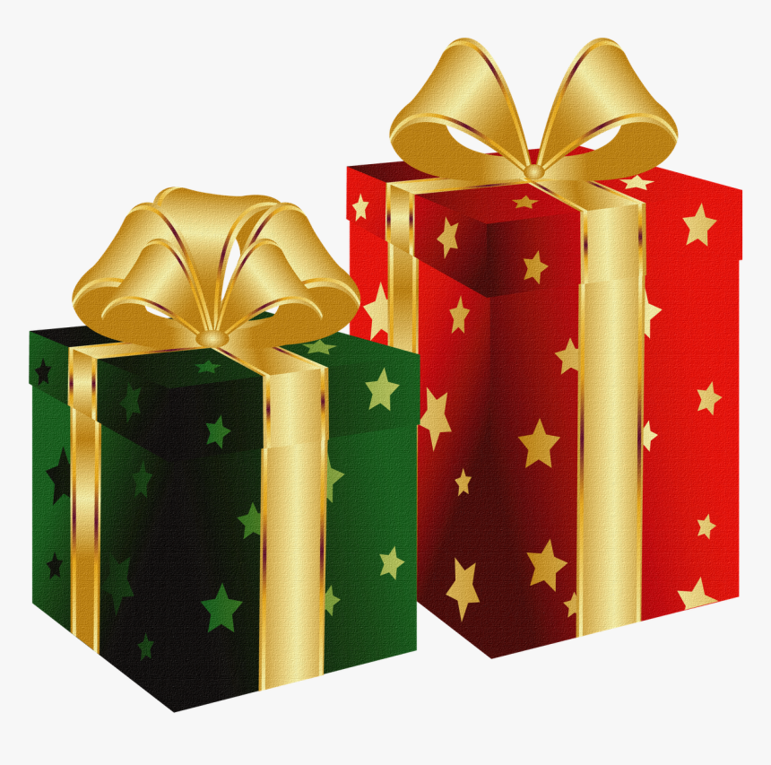 Presentes De Natal Png - Transparent Background Christmas Gift Clipart, Png Download, Free Download