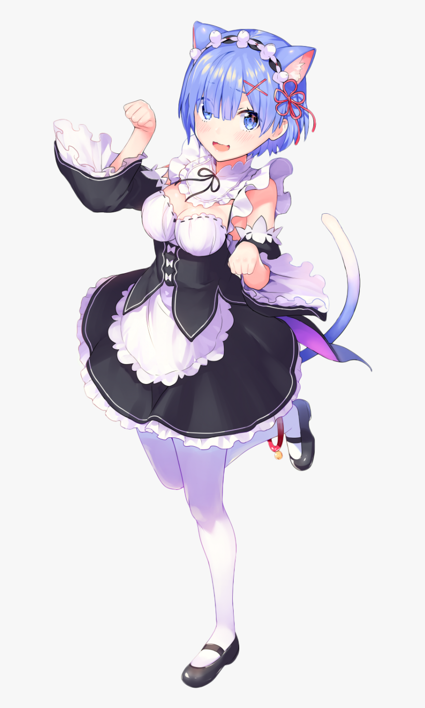 #re Zero #rem #anime #png - Re Zero Rem Png, Transparent Png, Free Download