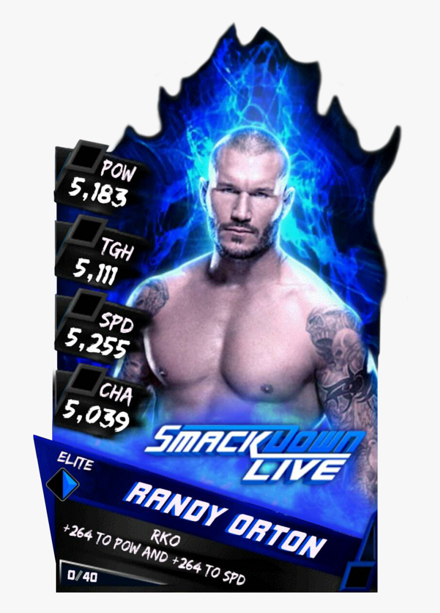 Supercard Randyorton S3 Elite Smackdown - Wwe Supercard Ultimate Cards Nxt, HD Png Download, Free Download