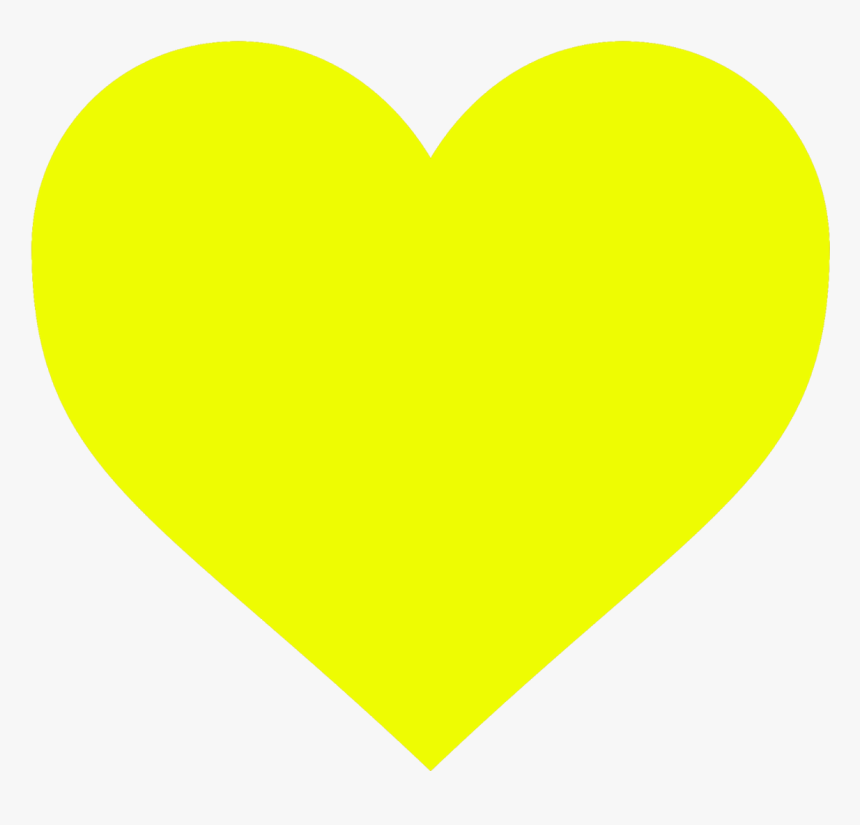 Yellow Heart Png - Transparent Background Yellow Heart, Png Download, Free Download