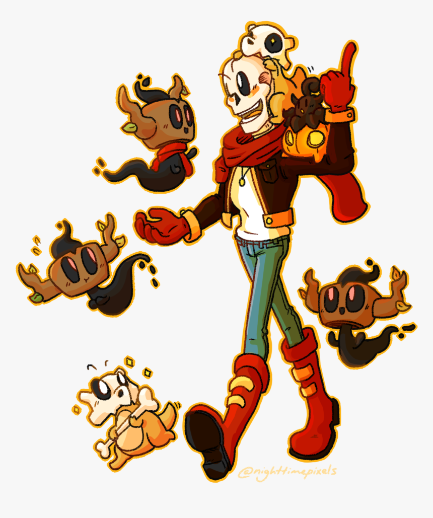 Nearly Forgot To Post This Other Pokemon/undertale - Undertale As Pokemon Trainers, HD Png Download, Free Download