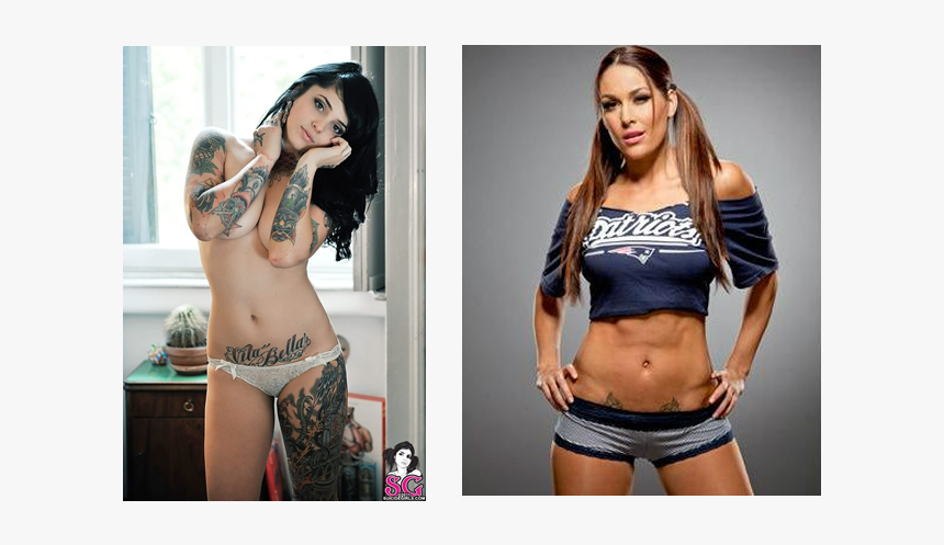 Brie Bella Tattoo - Brie Bella Sexy Abs, HD Png Download, Free Download