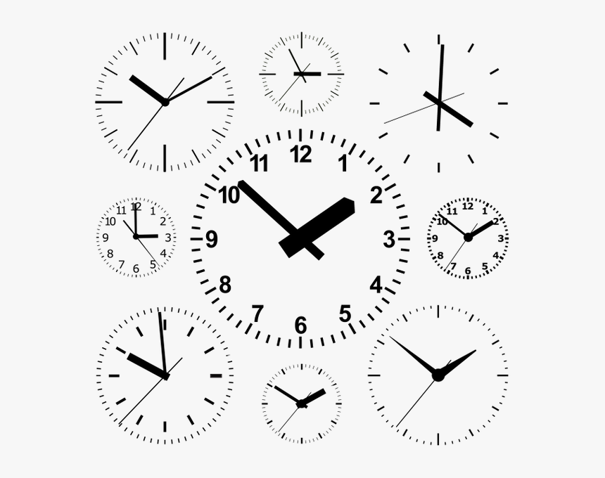 Циферблат Часов Вектор, Стрелки Часов, Clock Face Vector, - Clock Animated Gif Transparent, HD Png Download, Free Download