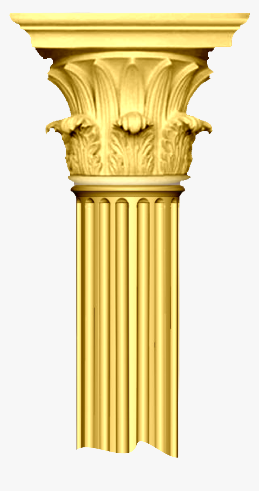Transparent Greek Pillar Png - Golden Pillar Png, Png Download, Free Download