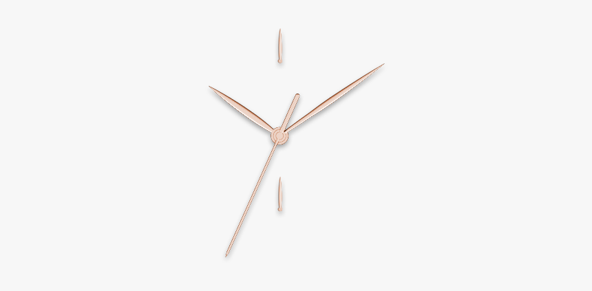 Rose Gold Clock Hands, HD Png Download, Free Download