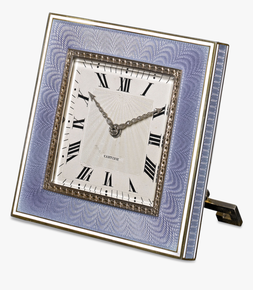Art Deco Desk Clock By Cartier - Wall Clock, HD Png Download, Free Download