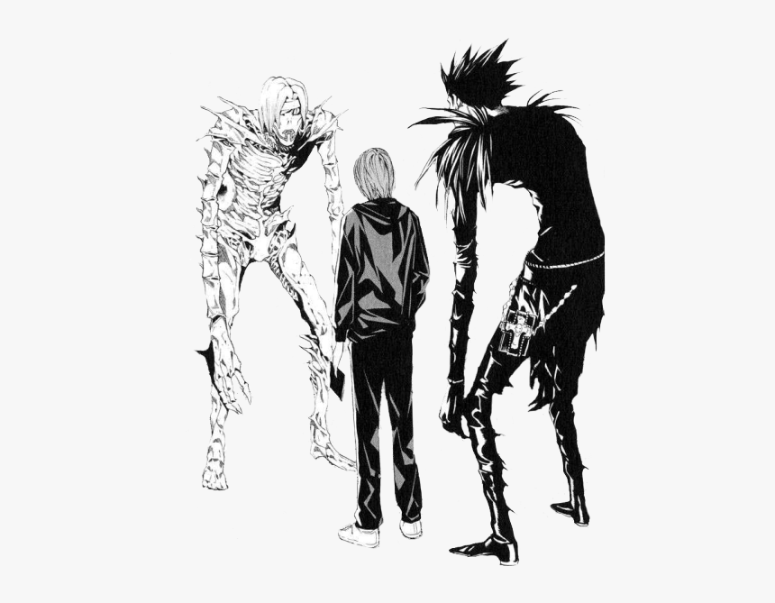 Death Note Transparent Light Yagami Shinigami Ryuk - Rem Death Note, HD Png Download, Free Download