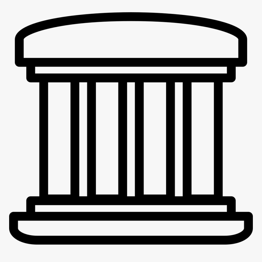 Greek Building With Four Pillars - Billboard Icon, HD Png Download, Free Download