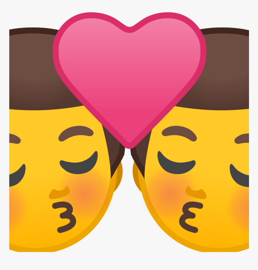 Kiss Man Man Icon - Man Woman Love Emoji, HD Png Download, Free Download