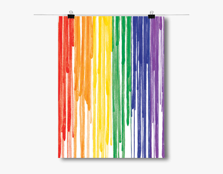Dripping Paint Lgbt Pride Flag - Pride Flag Paint Png, Transparent Png, Free Download