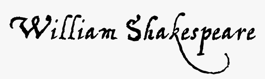 William Shakespeare In Cursive, HD Png Download, Free Download