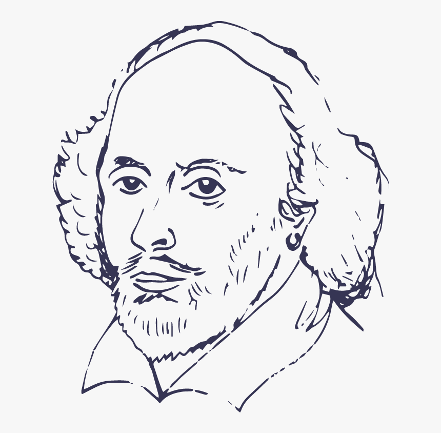 William Shakespeare - Sketch, HD Png Download, Free Download