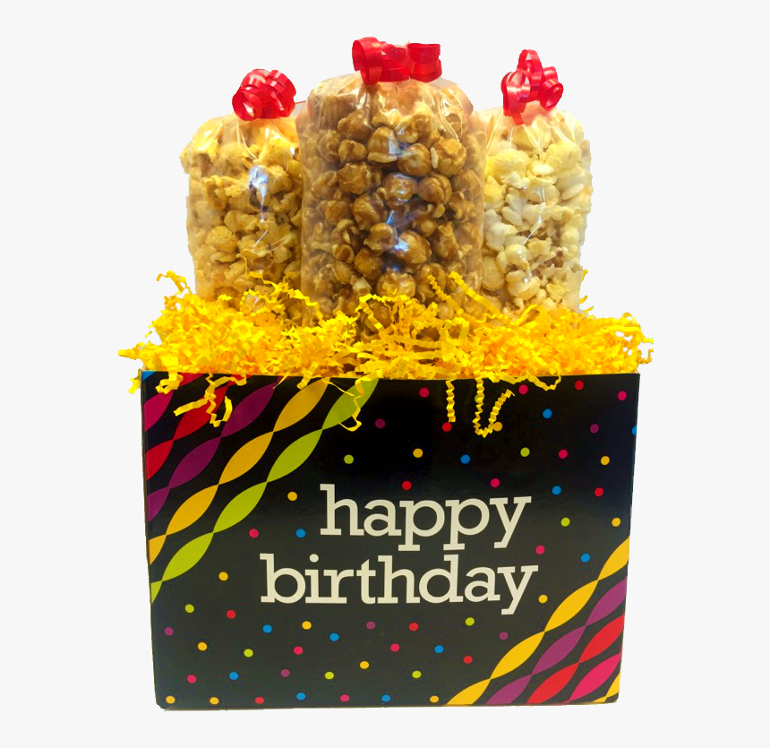 Birthday Jumbo Popcorn Gift Box - Happy Birthday Chocolate Gift Box, HD Png Download, Free Download