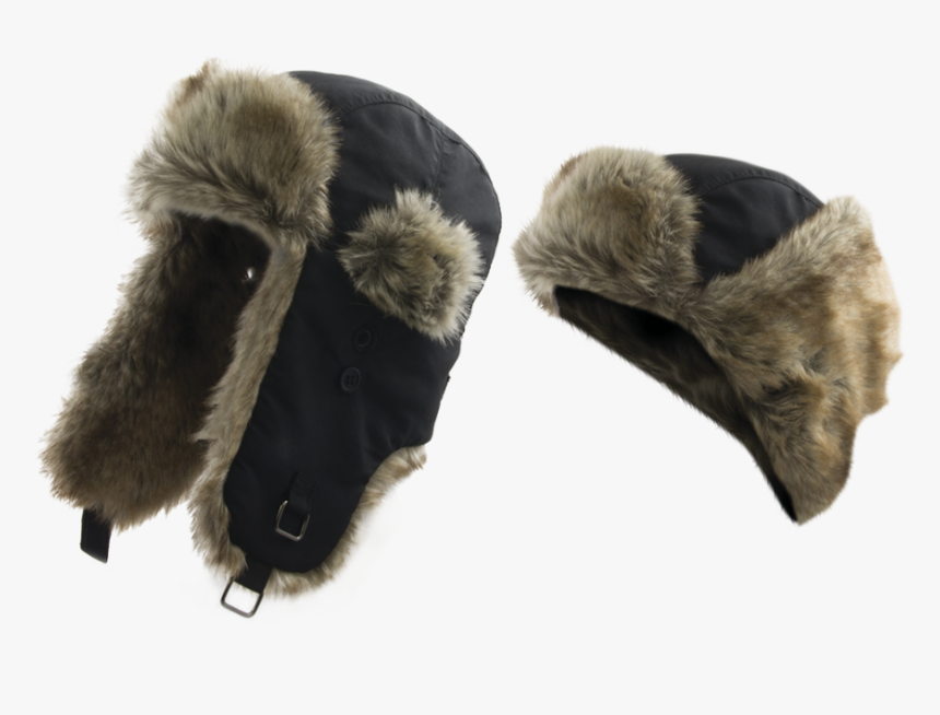 Winter Hat With Fur Trim - Fur Clothing, HD Png Download, Free Download