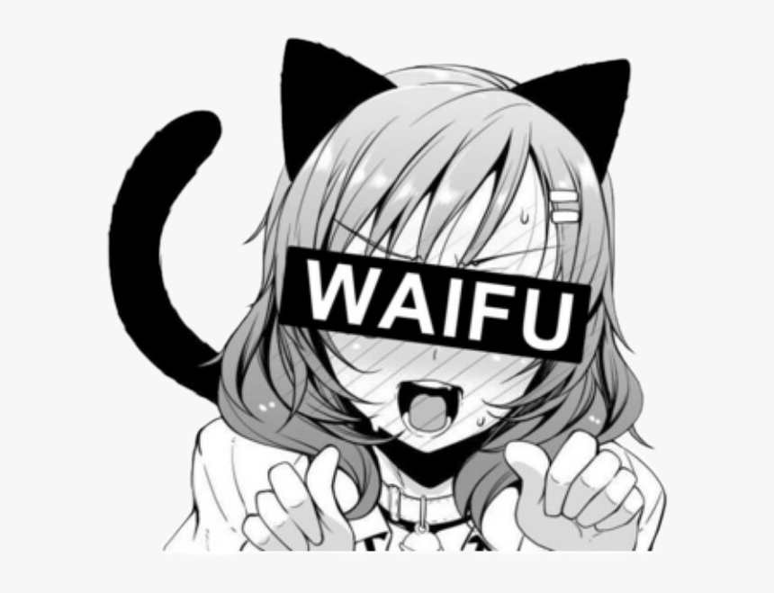 Serious Aesthetic Anime Girl Black And White | aesthetic thumbnails