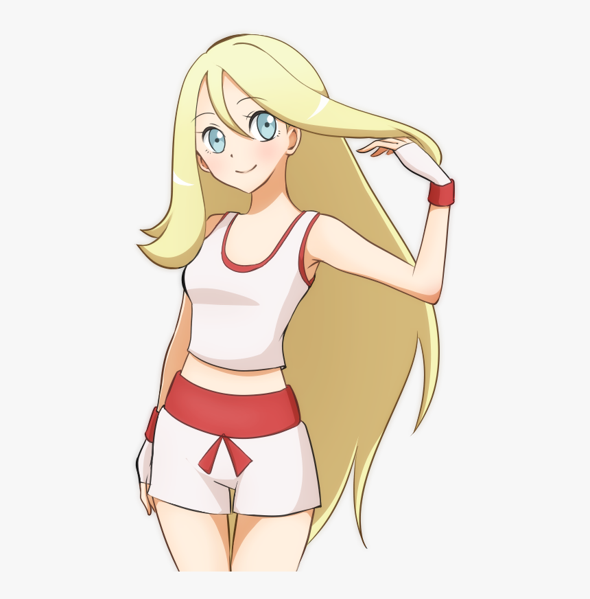 Pokémon Omega Ruby And Alpha Sapphire Ash Ketchum Hair - Pokemon Korrina Fan Art, HD Png Download, Free Download