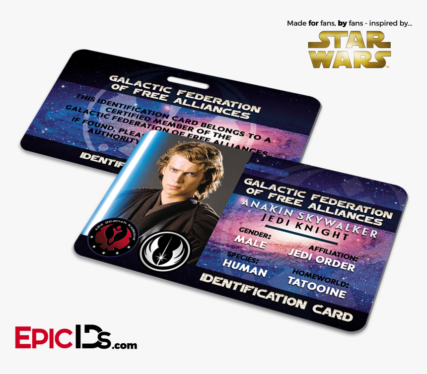 Star Wars Inspired - Star Wars Id Card Kylo Ren, HD Png Download, Free Download