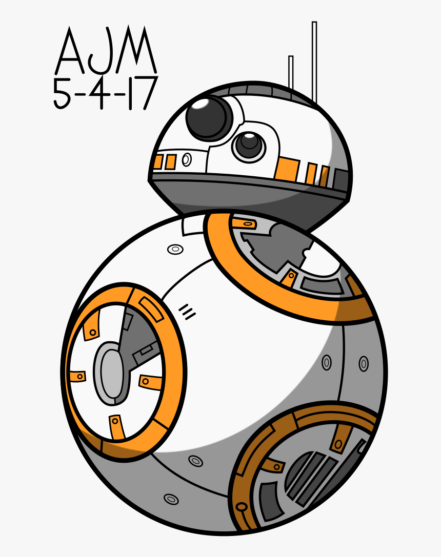 Transparent Bb8 Png - Cartoon, Png Download, Free Download