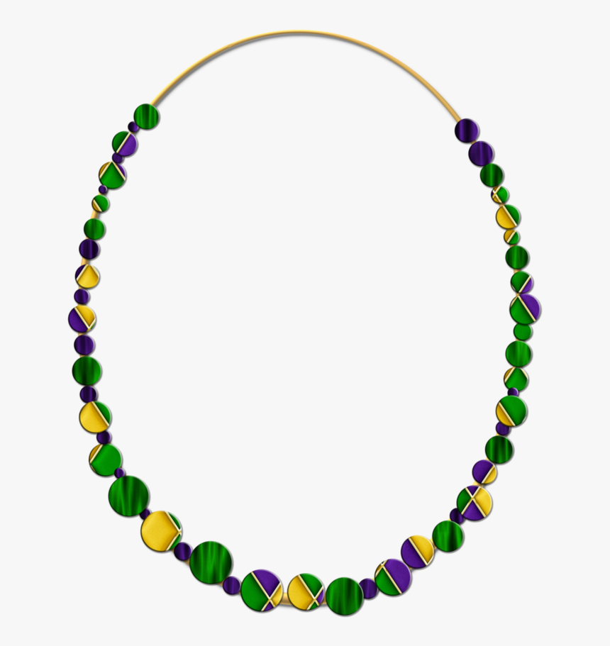 Mardi Bead Gras Lundi Throws Free Transparent Image - Mardi Gras Beads Png, Png Download, Free Download