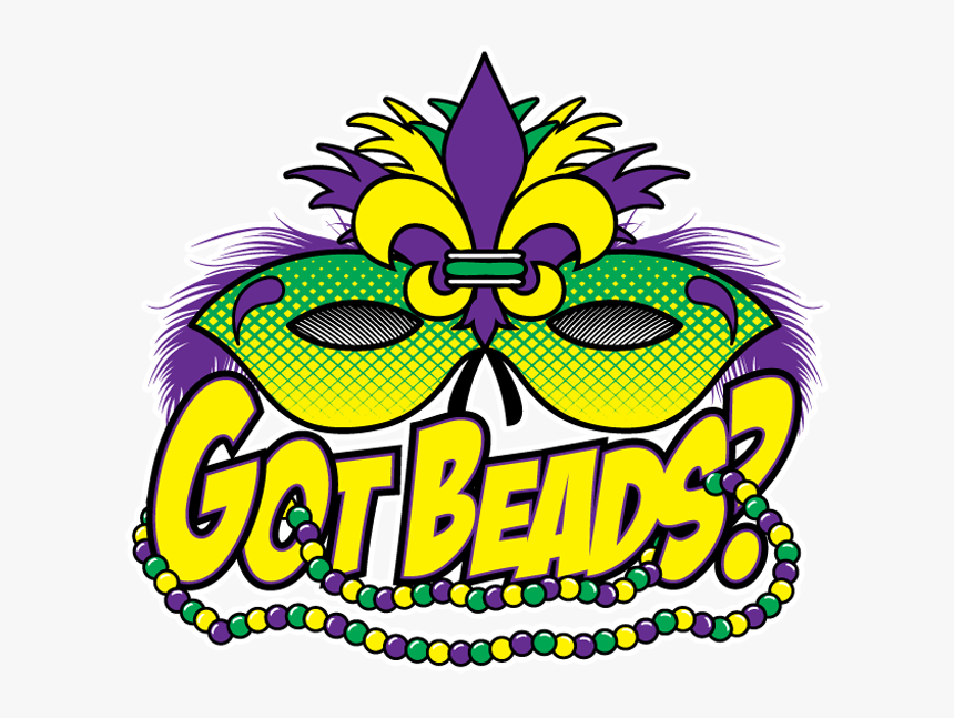 Mardi Orleans In Gras Invitation Wedding Bead Clipart, HD Png Download, Free Download