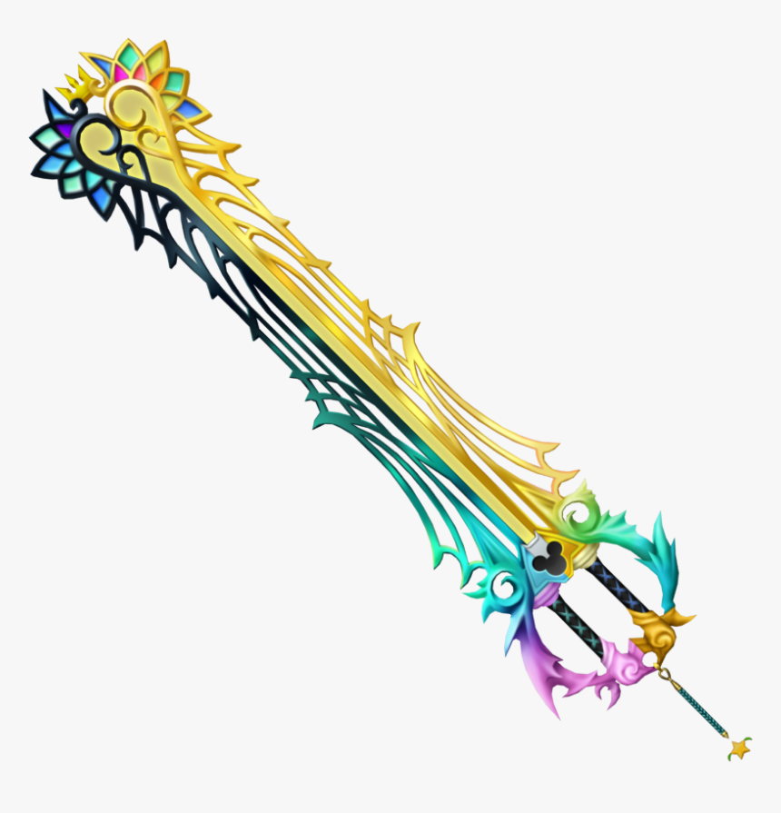 Combined Keyblade - Kingdom Hearts Combined Keyblade, HD Png Download, Free Download