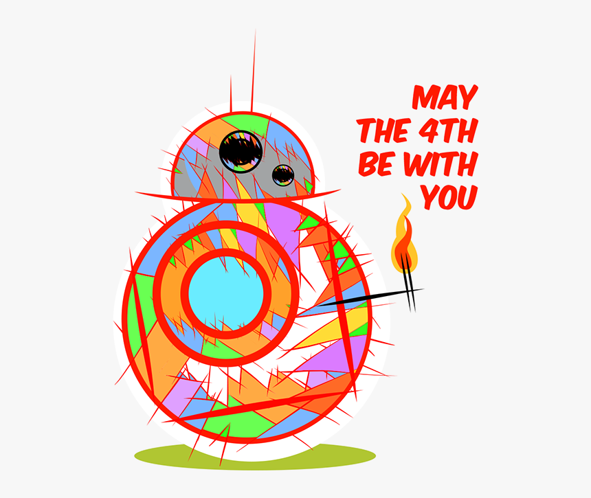 May The 4th Be With You Bb8 Cartoon - May The 4th Be With You Bb8, HD Png Download, Free Download