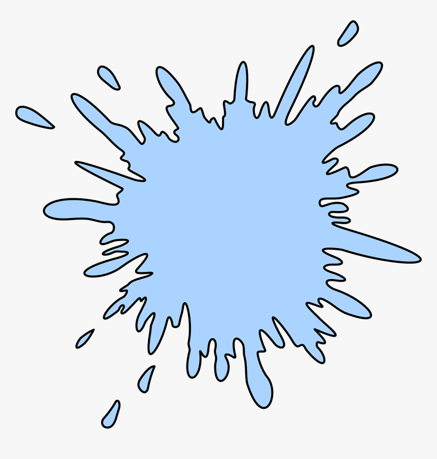 Spot Paint Drip Design Element Png Image - Splash Clipart, Transparent Png, Free Download