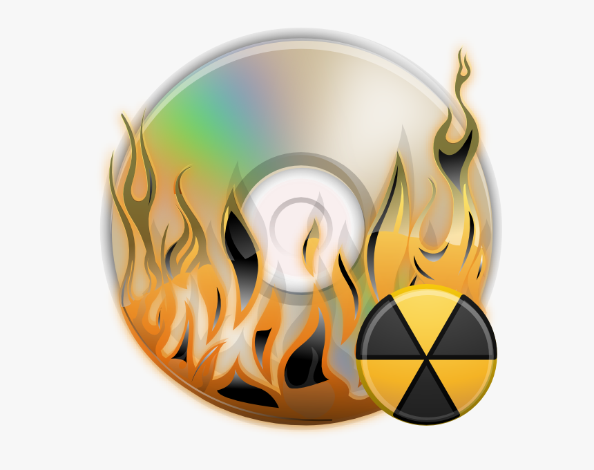 Files Free Burn Disk - Cd Burn Logo, HD Png Download, Free Download